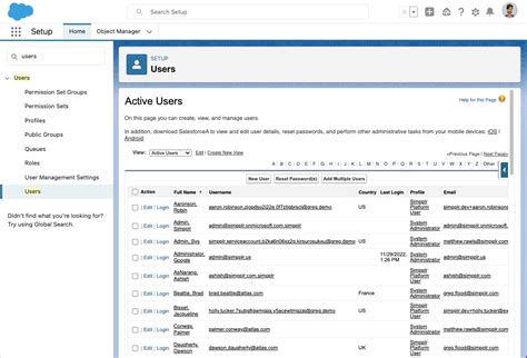 system log in salesforce.